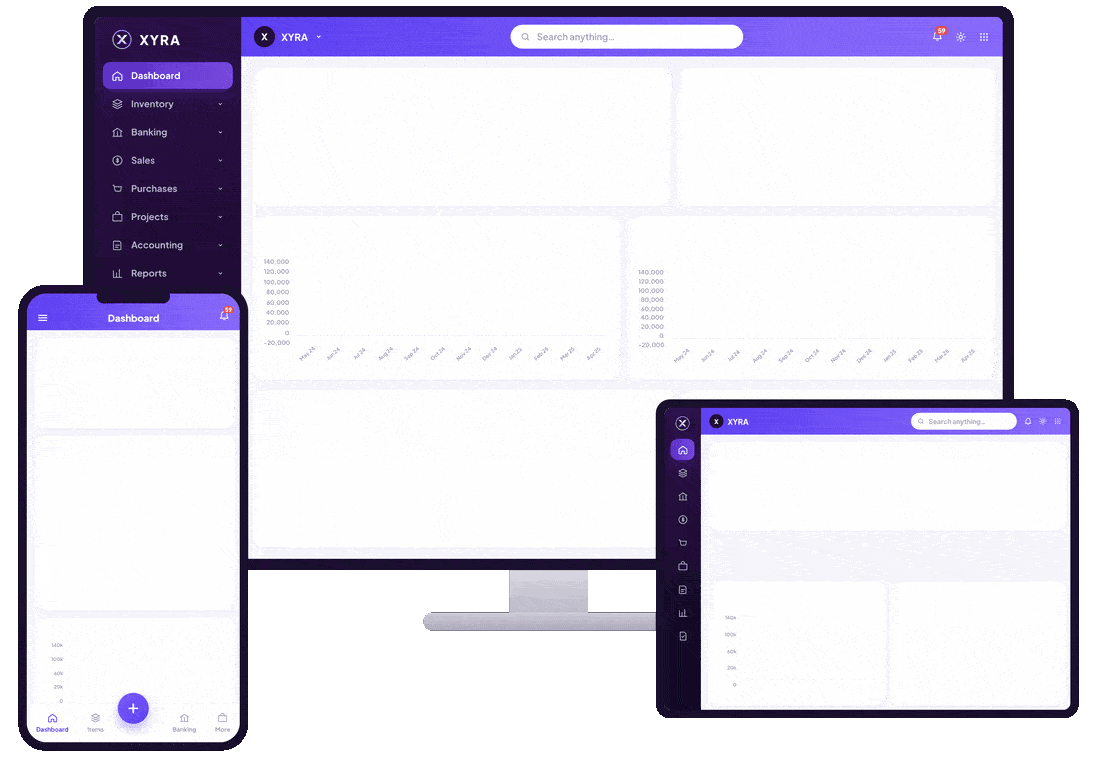 XYRA dashboards